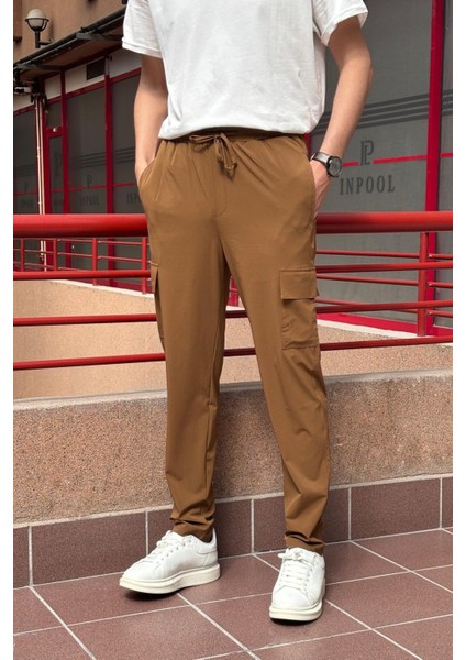 Erkek, Regular Fit, Paraşüt Kumaş, Kargo Cep, Lastikli Pantolon 24ınp276 fırsatları