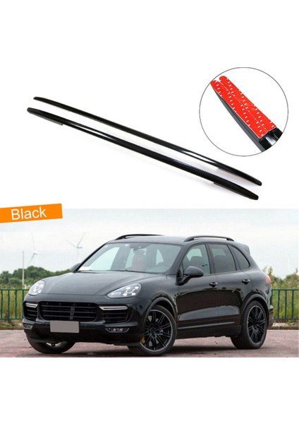 Porsche Cayenne 2010 2017 Arası Tavan Çıtası Siyah Oem Steyle