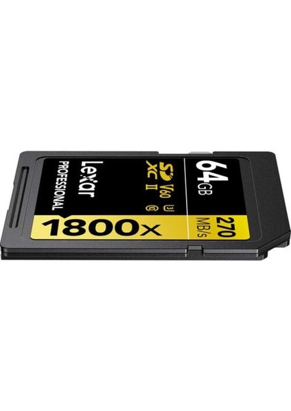 64GB Gold Series 1800X Uhs-Iı Sdxc Hafıza Kartı 270MBS fırsatları
