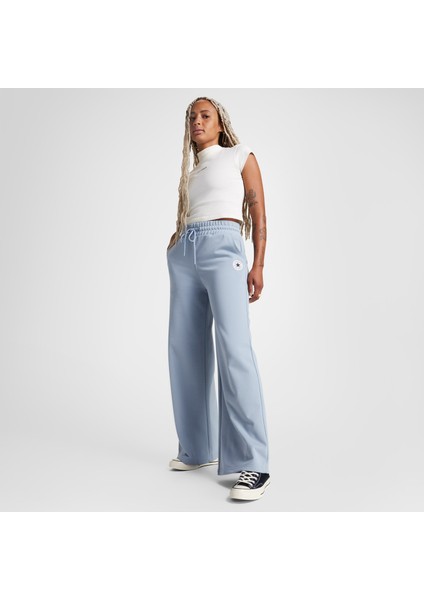 Classic Kadın Loose Fit Mavi Eşofman Altı