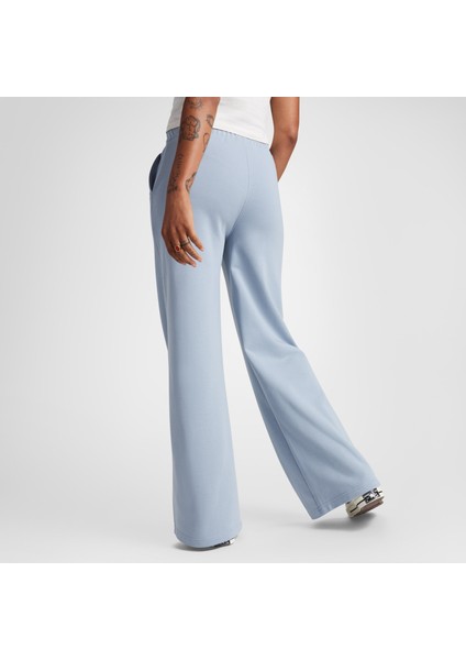 Classic Kadın Loose Fit Mavi Eşofman Altı modelleri