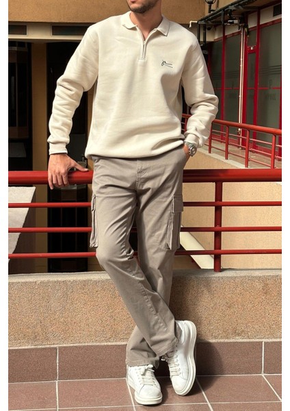 Baggy-oversize Kalıp, Kargo Cep, Gabardin Pantolon 23ınp274 modelleri