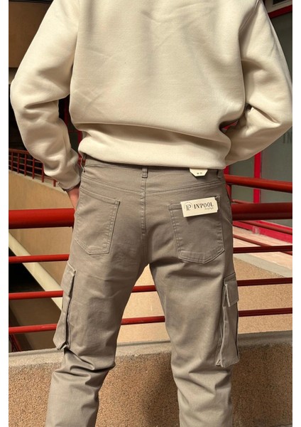 Baggy-oversize Kalıp, Kargo Cep, Gabardin Pantolon 23ınp274 fırsatları