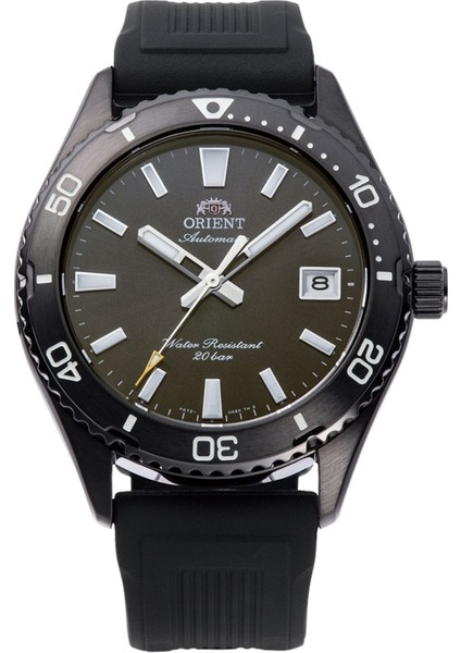 Mako RA-AC0Q10N30B Otomatik Silikon Siyah Safir Cam 20 Atm 40 mm Erkek Kol Saati