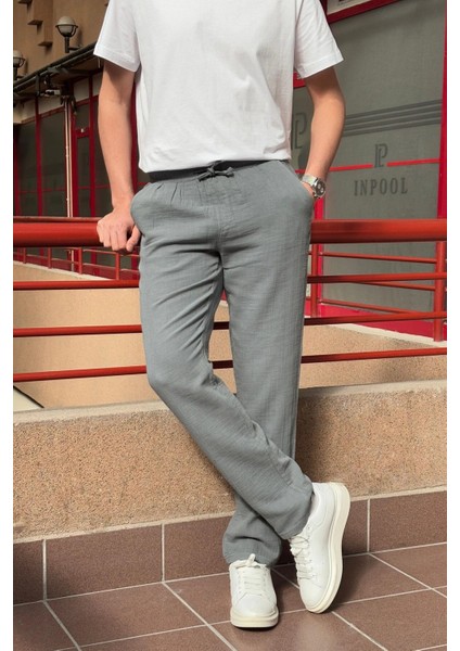 Bel lastikli, bağcıklı, Oversize fit, %100 Pamuklu Müslin dokuma, Yazlık&baharlık Pantolon 295 fiyatları