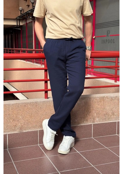 Bel lastikli, bağcıklı, Oversize fit, %100 Pamuklu Müslin dokuma, Yazlık&baharlık Pantolon 295 fiyatları