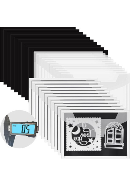 40 Adet Kalıp Depolama Cepleri ve Mıknatıs, Kalıp Depolama Için 0,5mm Kalınlıkta Manyetik Levhalar, Zanaat Kalıp Depolama Zarfları (Yurt Dışından) fiyatları