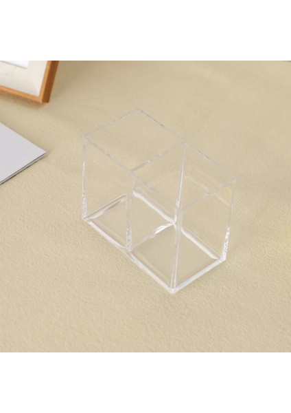 Şeffaf Akrilik Makyaj Fırça Tutucu Kalem Kalem Dak Tutucu Kozmetik Saklama Kutusu Masaüstü Kırtasiye Organizatör Bölmeleri Ev Ofis ve Okul Için (Yurt Dışından) indirimleri