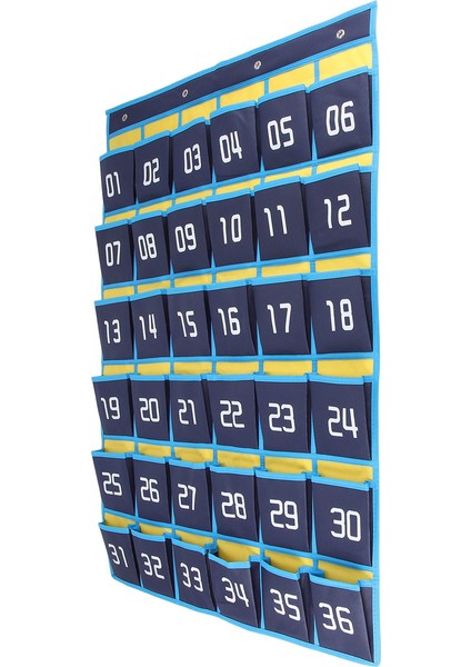 36 Numaralı Cepler Grafik Cep Telefonu Asılı Organizatör Asılı Saklama Çantası Sınıf Hesap Makinesi Cep Telefonu Tutucular (Yurt Dışından)