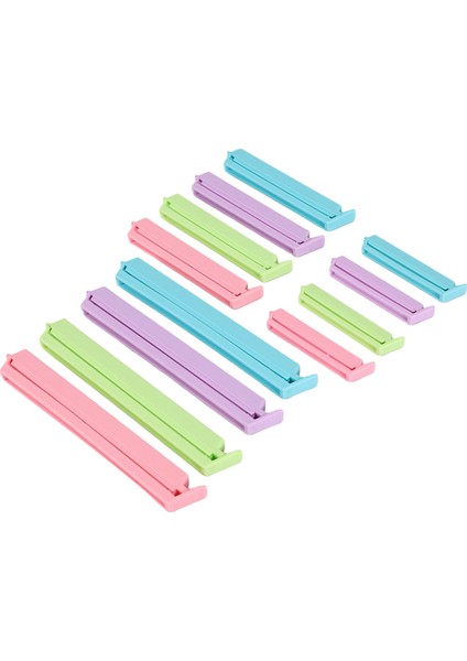 12X Mutfak Plastik Saklama Gıda Aperatif Mühür Kilitli Torba Klipsleri Mühürleyen Kelepçe S,m,l (Yurt Dışından) modelleri