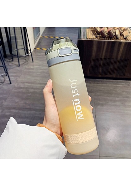 Karikatür Kız Kupası Taze Buzlu Gradyan Ölçek Plastik Kupa Taşınabilir Kupa, Kapasite: 600ML (Yeşil) (Yurt Dışından)