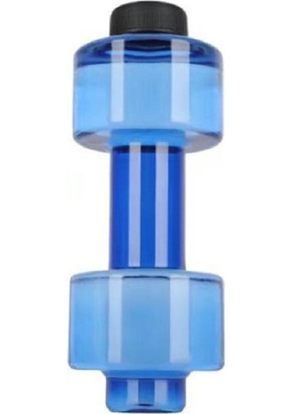 2 Adet Taşınabilir Ev Fitness Dumbbell Su Şişesi, Kapasite: 1500ML (Mavi) (Yurt Dışından)