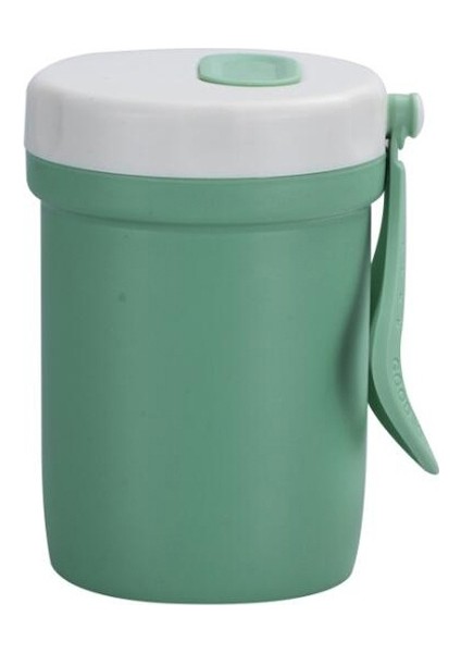 Yaratıcı Plastik Kahvaltı Içecek Yulaf Lapası Çorbası Anti-Scald Mikrodalga Fırın Çorba Fincanı (Yeşil) (Yurt Dışından)