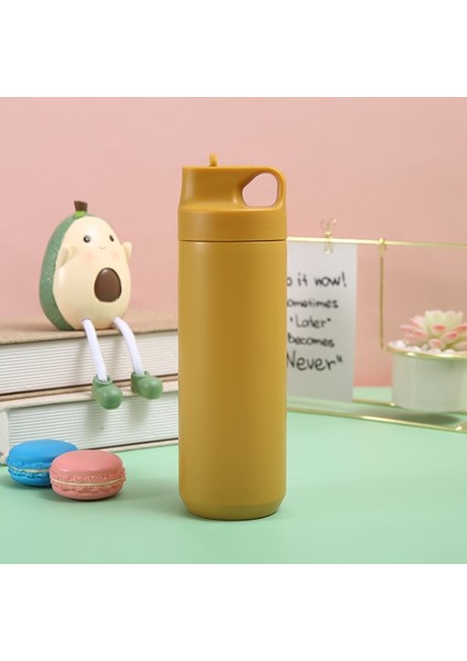 Sprey Boya 304 Paslanmaz Çelik Yalıtım Kupası Taşınabilir Açık Hava Spor Kupası (Haki) (Yurt Dışından)