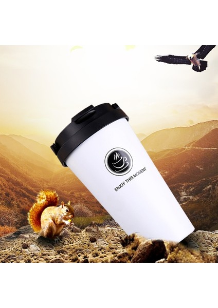 500ML Uzun Süreli Isı Tutma Termos Vakum Yalıtımlı Paslanmaz Çelik Içecek Şişesi (Yurt Dışından)