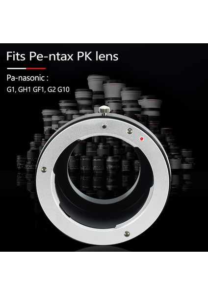 Pk-M4/3 Adaptör Halkası Pentax Pk Lens Için Micro 4/3 M43 Kamera Gövdesi Olympus Om-D E-M5 E-Pm2 E-Pl5 Gx1 Gx7 Gf5 G5 G3 (Yurt Dışından) modelleri