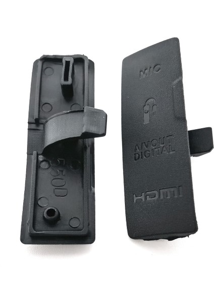 Adet Usb/hdmı Uyumlu Dc Giriş/video Çıkış Kauçuk Kapı Alt Kapağı Canon Eos 550D Kamera Için (Yurt Dışından)