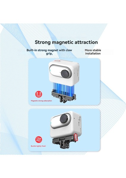 INSTA360 Go 3/3s Manyetik Hızlı Çıkarma Montajı Değişken Çift Arayüz Hızlı Çıkarma Kiti Için (Yurt Dışından) indirimleri