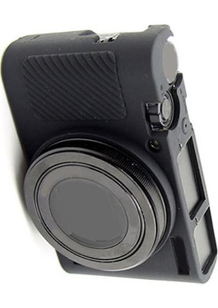 Sony DCS-RX100 Serisi M3, M4, M5, M6, M7 Için Silikon Koruyucu Kılıf - Yumuşak, Çizilmeye Dayanıklı Kamera Kılıfı Siyah (Yurt Dışından) modelleri