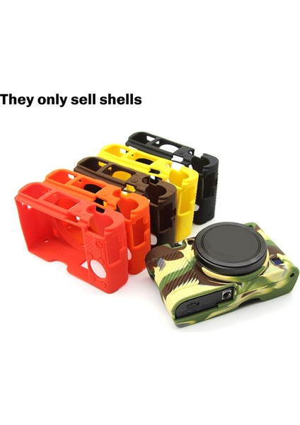 Sony DCS-RX100 Serisi M3, M4, M5, M6, M7 Için Silikon Koruyucu Kılıf - Yumuşak, Çizilmeye Dayanıklı Kamera Kılıfı Siyah (Yurt Dışından) fırsatları