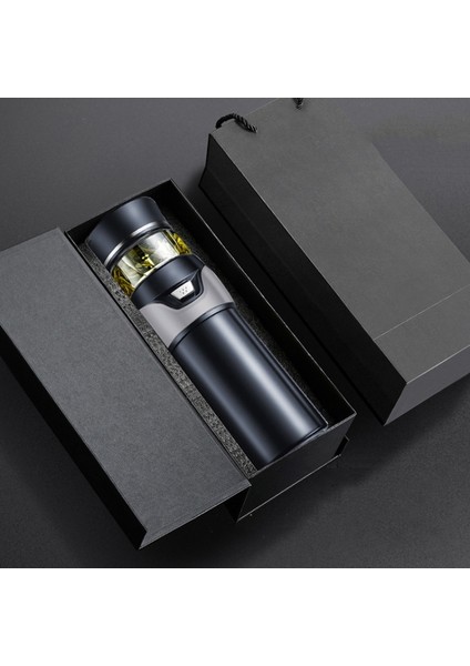 101-500ML Yalıtım Kupası Çay Su Ayrışma Çay Kupası, Stil: Gri+Hediye Kutusu (Yurt Dışından)