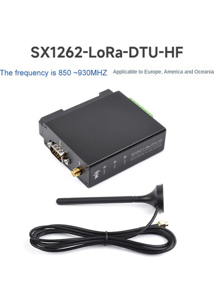 Waveshare SX1262-LORA-DTU-HF 850-930MHZ Kılavuz Ray Lora Veri Iletim Terminali Dtu RS232/RS485/RS422'DEN Sub Ghz Hf Için Lora'ya (Yurt Dışından) fırsatları