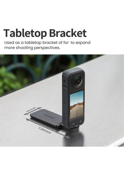 Sunnylıfe INSTA360 X4 Için Kamera Montajı Manyetik Montaj Tabanı Sapı Açısı Ayarlanabilir Masaüstü Montaj Aksesuarları (Yurt Dışından) fırsatları