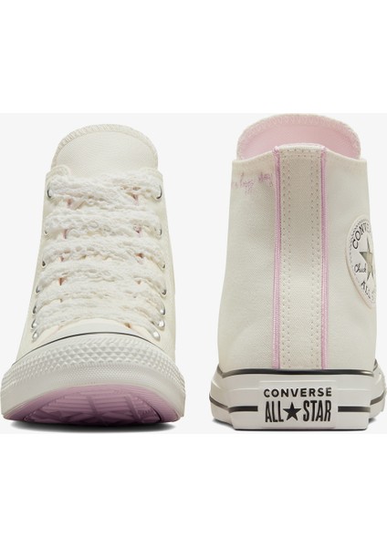 Chuck Taylor All Star Crochet Laces Unisex Krem Sneaker modelleri