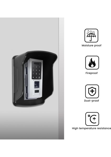 Rfıd Erişim Kontrol Tuş Takımı Parmak Izi Erişim Kontrol Cihazı Için Su Geçirmez Kılıf Yağmur Geçirmez Kılıf Koruyucu Kapı Kilidi Güvenlik Sistemi Satışı (Yurt Dışından) fırsatları