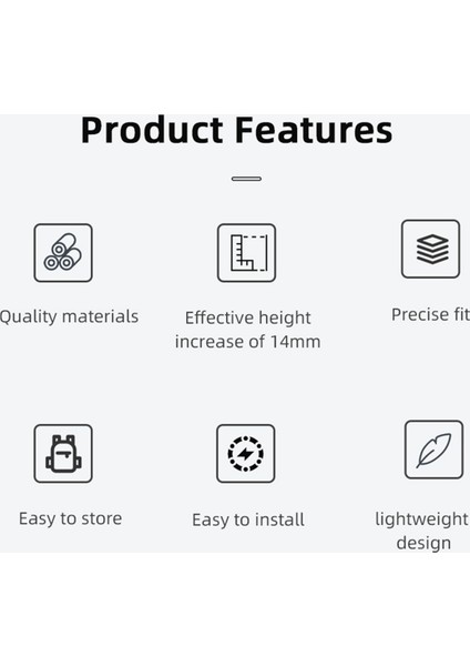 Djı Mını 4 Pro Taşınabilir Yüksekliği Artırılmış Braket Drone Aksesuarları Için Genişletilmiş Iniş Takımı Ayağı (Yurt Dışından) modelleri