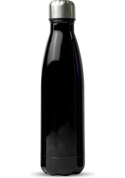 Junsunmay 304 Paslanmaz Çelik Çift Katmanlı Vakum Yalıtımlı Su Şişesi, Kapasite: 1000ML (Siyah) (Yurt Dışından)