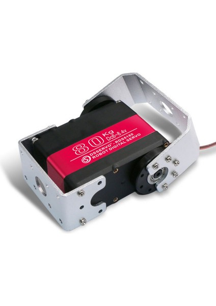 Dsservo 80KG RDS5180 Çift Eksenli Dijital Servo Yüksek Torklu Metal Dijital Robot Servo U Montaj Braketi ile (Yurt Dışından)