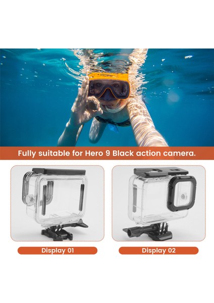 Gopro Hero 9 Siyah Su Geçirmez Muhafaza Kılıfı Gopro9 Aksesuarları Için Koruyucu Sualtı Dalış Kılıfı (Yurt Dışından) indirimleri