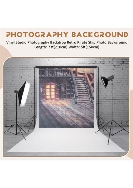 5X7FT Vinil Stüdyo Fotoğrafçılığı Arka Planı Retro Korsan Gemisi Fotoğraf Arka Planı (Yurt Dışından) fırsatları
