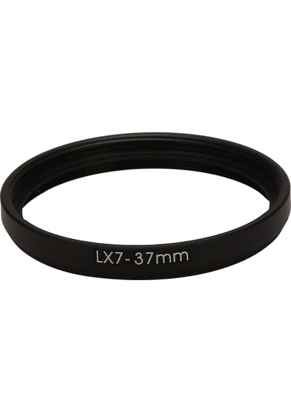 37MM Lens Filtre Adaptör Halkası Panasonic Lumix Dmc Lx7 Dmw-Fa1 Siyah ATLX7BK (Yurt Dışından)