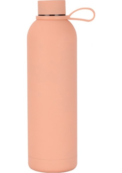 Junsunmay Şeker Renkli Kaplama 304 Paslanmaz Çelik Su Vakum Şişesi, Kapasite: 750ML (Pembe) (Yurt Dışından)