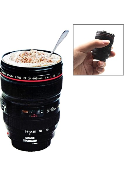 Mini Zoom Ef 24-105MM F/4.0l Usm Lens Kahve Termos Kupası Kupa (Yurt Dışından)