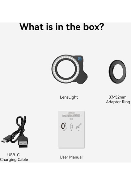 Makro Lens Dolgu Işığı Halka Işığı 3 Renk 5 Seviye 2700K-6500K 32LED Lamba Boncukları 37MM/52MM Filtre Için 45 Aydınlatma Efekti (Yurt Dışından) modelleri