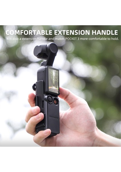 Sunnylıfe Pocket 3 Genişleme Adaptörü Koruyucu Çerçeve Uzatma Sapı Soğuk Ayakkabı Adaptörü Braket Aksesuarı (Yurt Dışından) modelleri