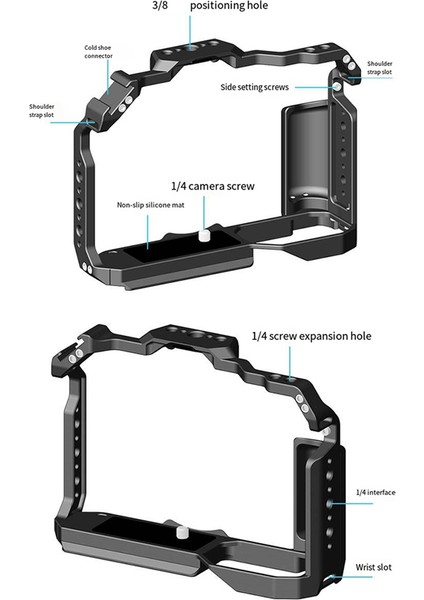 Nikon Zf Özel Kamera Tavşan Kafesi Genişleme Çerçevesi Elde Taşınabilir Metal Dikey Genişleme Çerçevesi Sabitleyici Aksesuarları (Yurt Dışından) indirimleri