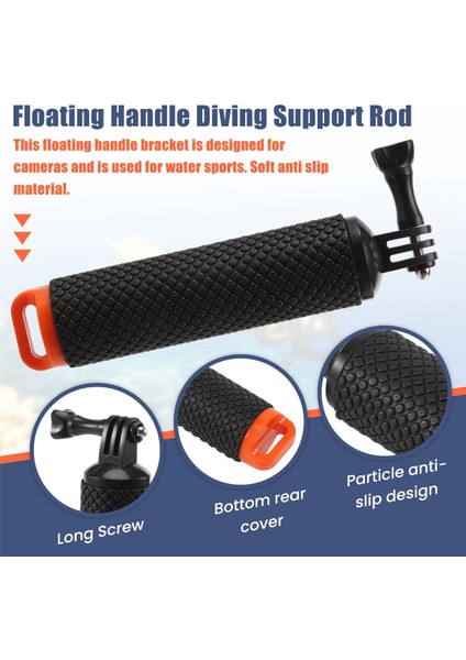 Su Geçirmez Elde Taşınabilir Sualtı Spor Selfie Çubuğu Monopod Direk Yüzen El Tutacağı Dalış Sapı Tripod Montajı Gopro Hd Hero Sjcam Akaso Geekpro Xiaomi Yi Aksiyon Kameraları (Yurt Dışından) indirimleri