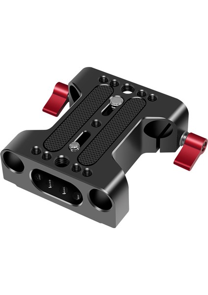 Tavşan Kafesi ve Dslr Teçhizatı Için Uygun Çift 15MM Çubuk Ray Kelepçeli Kamera Taban Plakası Kamera Aksesuarları (Yurt Dışından)