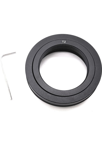 Adet T2-Eos T2 Canon Eos Ef Ef-S Kamera Adaptör Halkası Teleskopik Montaj Lens Adaptör Halkası Altıgen Anahtar ile (Yurt Dışından)