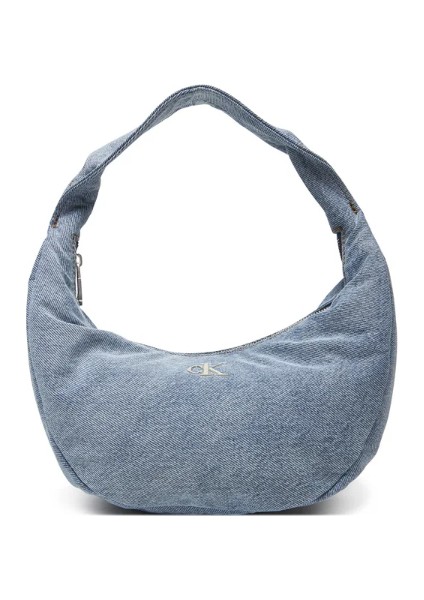 Ck LV04F3207G Denım Soft Crescent Sm Kadın Çanta fiyatları