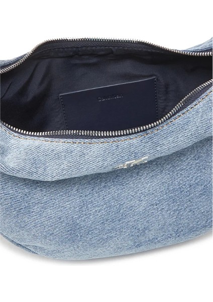 Ck LV04F3207G Denım Soft Crescent Sm Kadın Çanta indirimleri