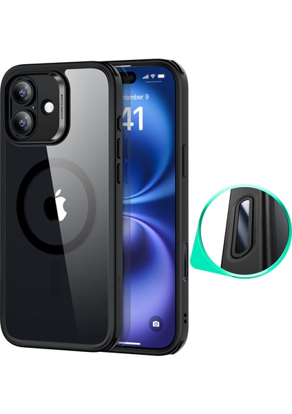 Iphone 16 Halolock Magsafe Classic Hybrid Silikon Kılıf- Kamera Kontrol Buton