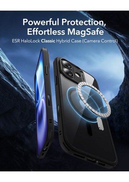 Iphone 16 Halolock Magsafe Classic Hybrid Silikon Kılıf- Kamera Kontrol Buton