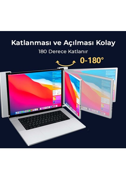 14" Tekli Taşınabilir Monitör Çoklu Ekran Full Hd