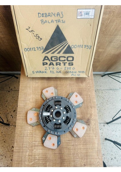 Massey Ferguson 277G-288G Debrıyaj Balatası 12 /5 Ped Bronz /g. Yaylı Agco Marka