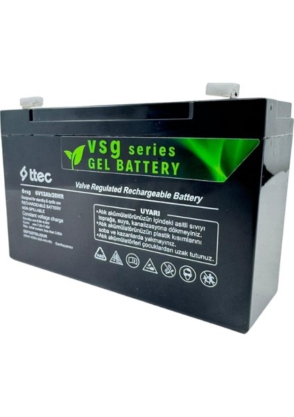 Uzun Ömürlü Jel Akü – Ttec 6V 12AH Oyuncaklar Için modelleri